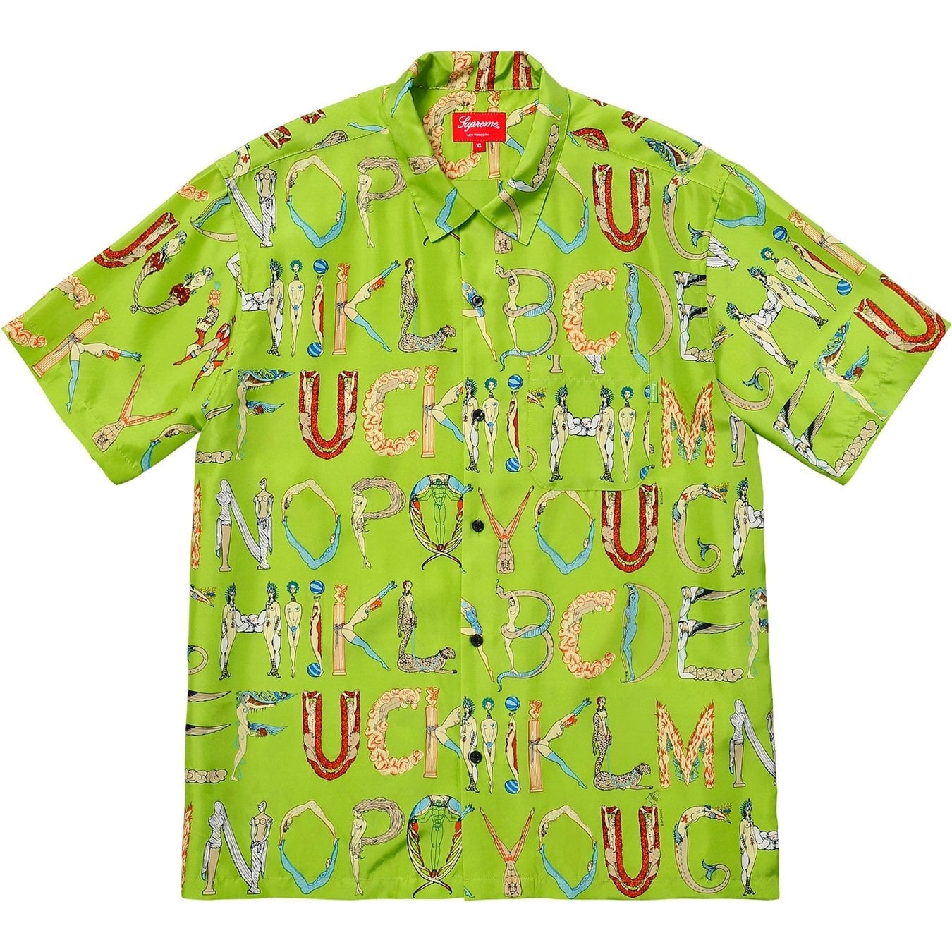 Alphabet Silk Shirt view 4